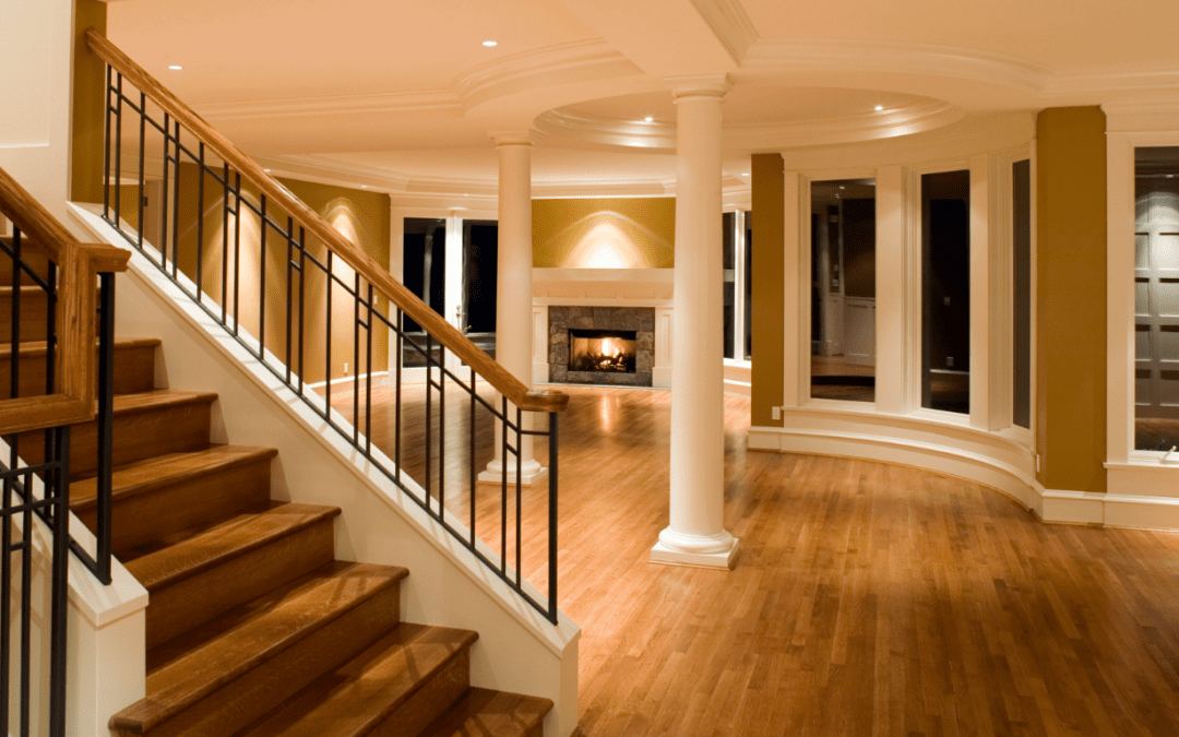 Home Remodeling With Hardwood Flooring Concept