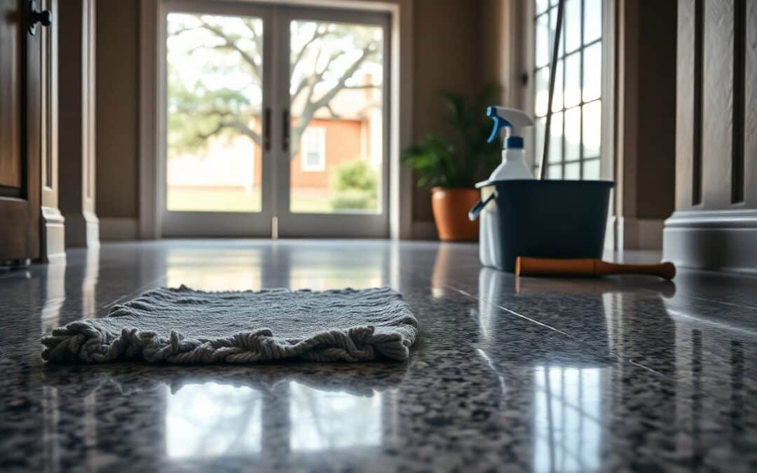 Is granite flooring hard to maintain in McKinney TX?