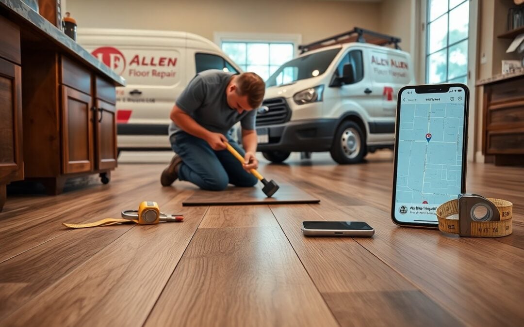 What is the best option for vinyl floor repair near me in Allen?