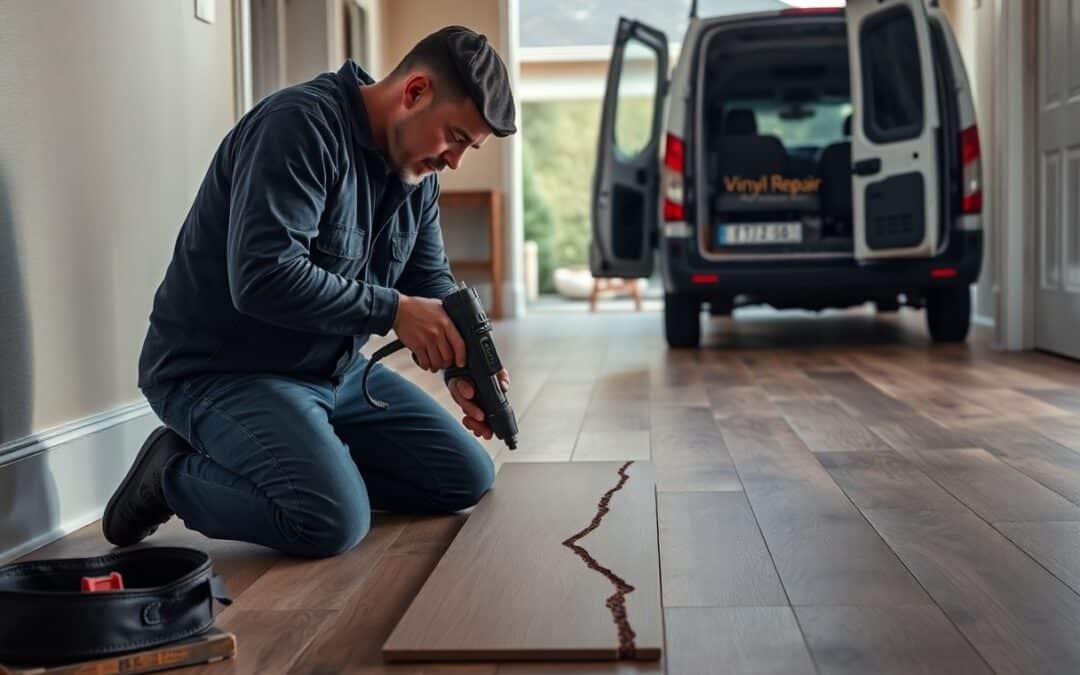 Where can I get fast vinyl floor repair near me in Anna?