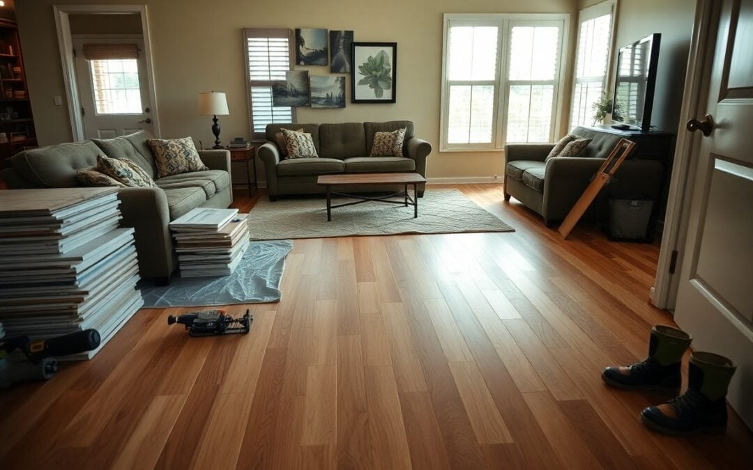 How disruptive is whole-home flooring replacement in Frisco?