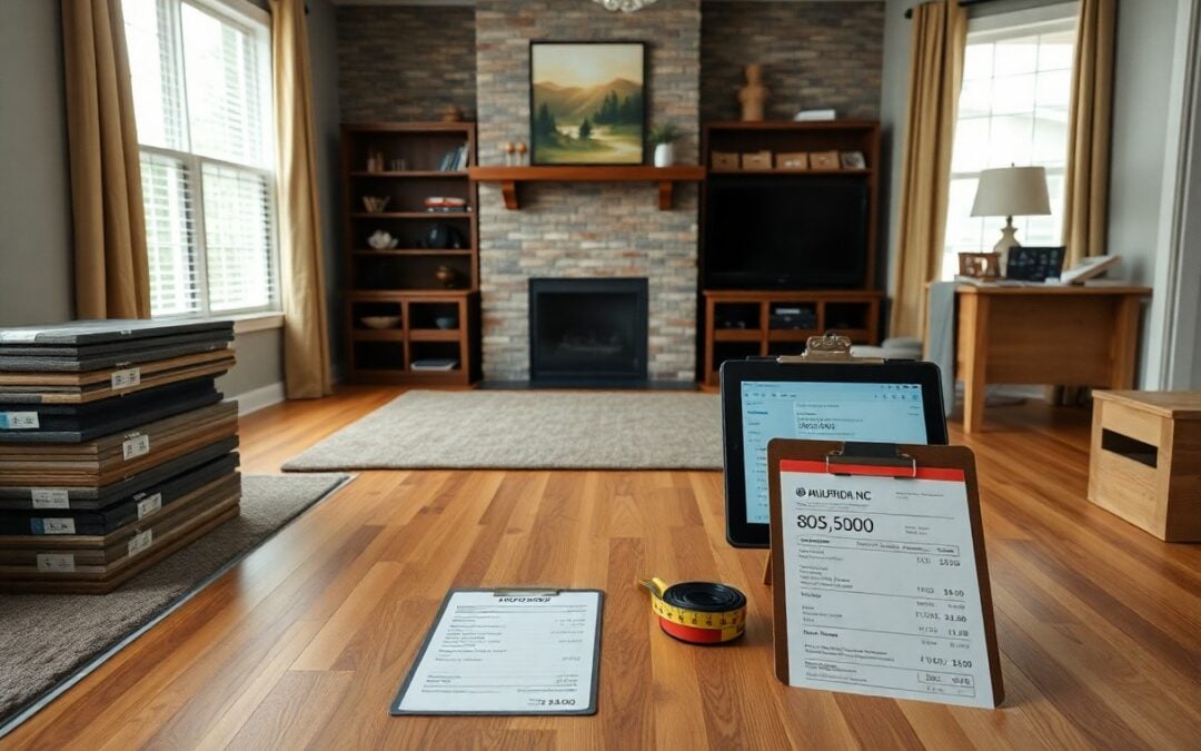 How much does whole-home flooring replacement cost in Murphy?