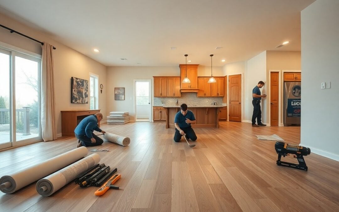 What should I expect from whole-home flooring replacement in Lucas?