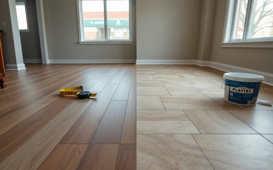 Is luxury vinyl plank installation better than tile in Plano TX?