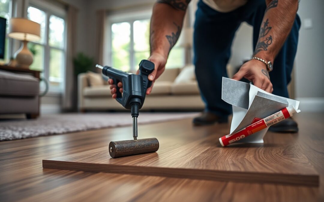 What problems can vinyl floor repair near me fix in Plano TX?